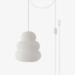 Bild in Gallery-Viewer laden, Beige Mulberry Paper Swag Pendant Light