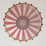 Charger l'image dans la visionneuse de galerie, Suspension rayée ludique Festilo - Verre et résine modernes pour cuisines et salles à manger