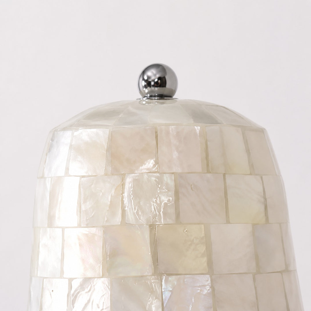 Mother-of-Pearl and Stone Wall Sconce