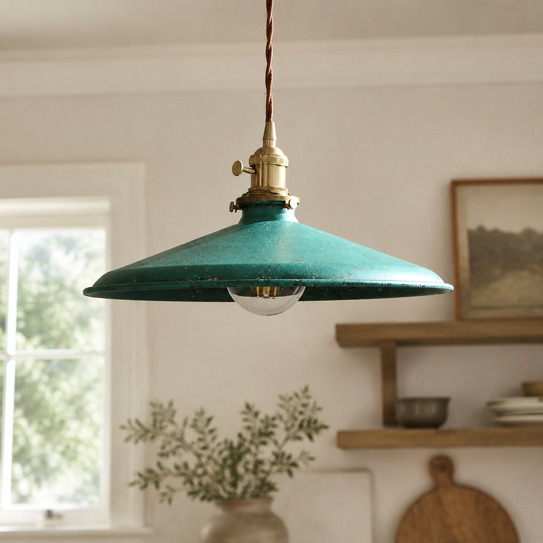 Japanese Retro Metal Pendant Light