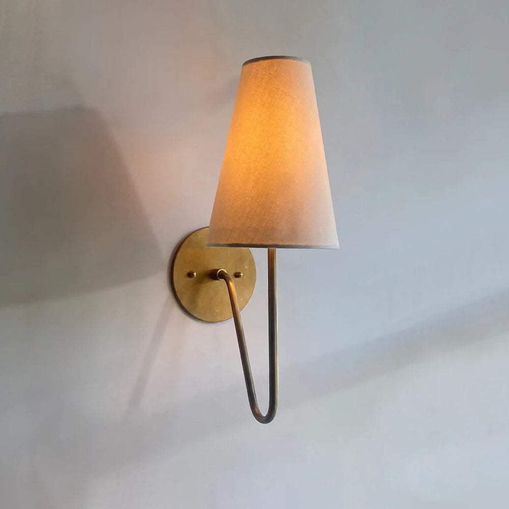Organische Glas-Scoop-Wandlampe – Minimalistische Moderne Dekorative Ambient-Wandleuchte für Wohnzimmer