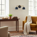 Load image into Gallery viewer, Metio Dome Farmhouse Vanity Wall Light - Modern Domed Sconce
