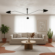 Lampe de Plafond Arclume Arc – Design Sculptural avec Bras Réglables pour Espaces Modernes N43