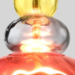 Charger l&#39;image dans la visionneuse de galerie, Suspension en verre soufflé à la main - Fer bonbon coloré, couleurs mélangées, pour l&#39;intérieur
