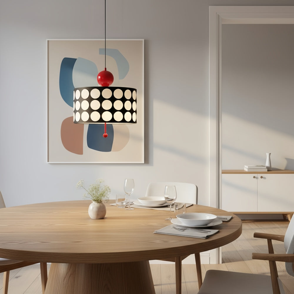 Dotrelia Grid Pendant Light - Modern Acrylic Lamp for Dining Room