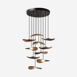 Load image into Gallery viewer, Twisora Wood Chandelier