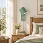 Cargar imagen en el visor de la Galería, Flexible Rotatable Cylinder Plug-in Wall Lamp