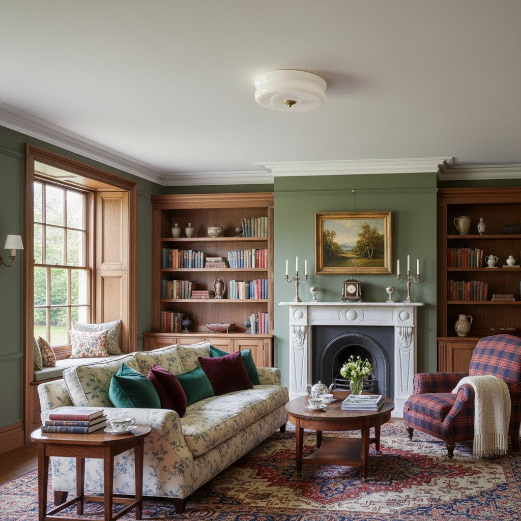 Lámpara de Techo Curva Suave Opalix – Lámpara Decorativa de Techo Inspirada en el Art Decó para Espacios Interiores N08