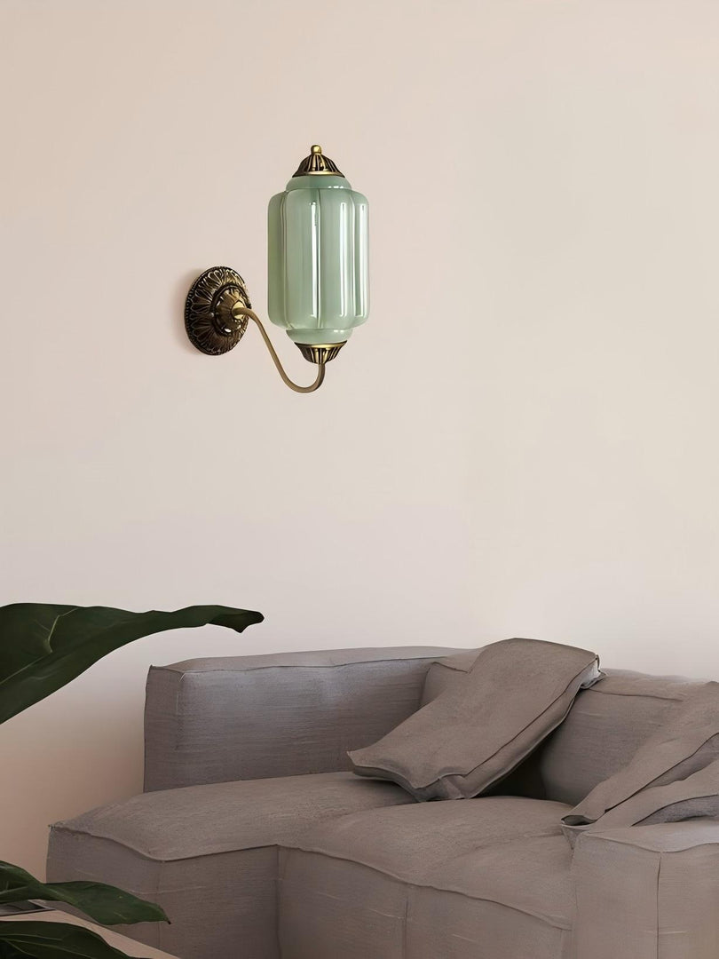 Vintage Milk Glass Sconce Bedside Hallway Eloise Wall Sconce