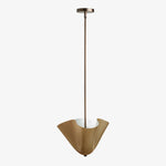 Bild in der Galerieansicht laden, Bellina Radner Pendant Light – Sleek Glass Shade with Gentle Curves for Living Room, Bedroom and Dining Area
