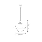 Charger l&#39;image dans la visionneuse de galerie, Lampe suspendue perforée en forme de dôme
