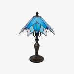Load image into Gallery viewer, Vintage Tiffany stained glass table lamp