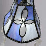 Cargar imagen en el visor de la Galería, Side view showing shell shade panels and beaded frame
