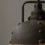 Charger l'image dans la visionneuse de galerie, Close view of distressed black metal texture
