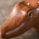 Cargar imagen en el visor de la Galería, Close view of the anteater sculpture face and surface texture