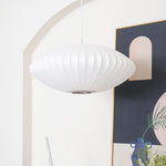 Bild in Gallery-Viewer laden, White Geometric Wire Swag Pendant Light