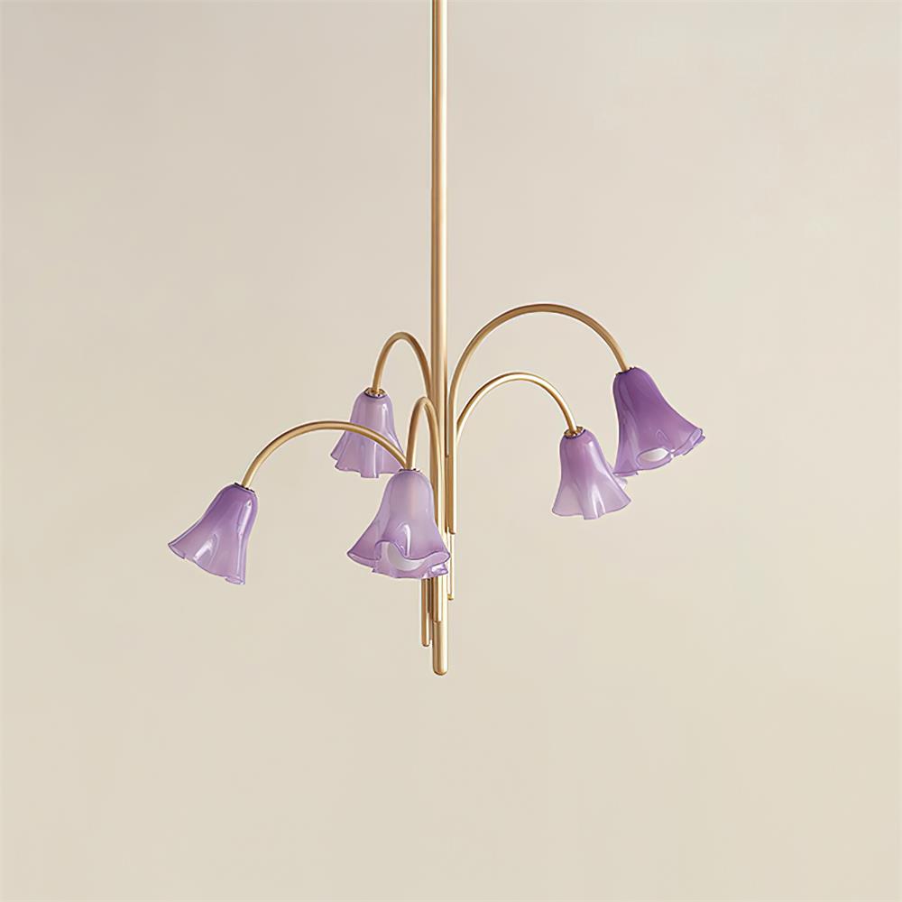 Bellina Modern Blooming Flower Chandelier – Soft Ambient Lighting for Contemporary Spaces