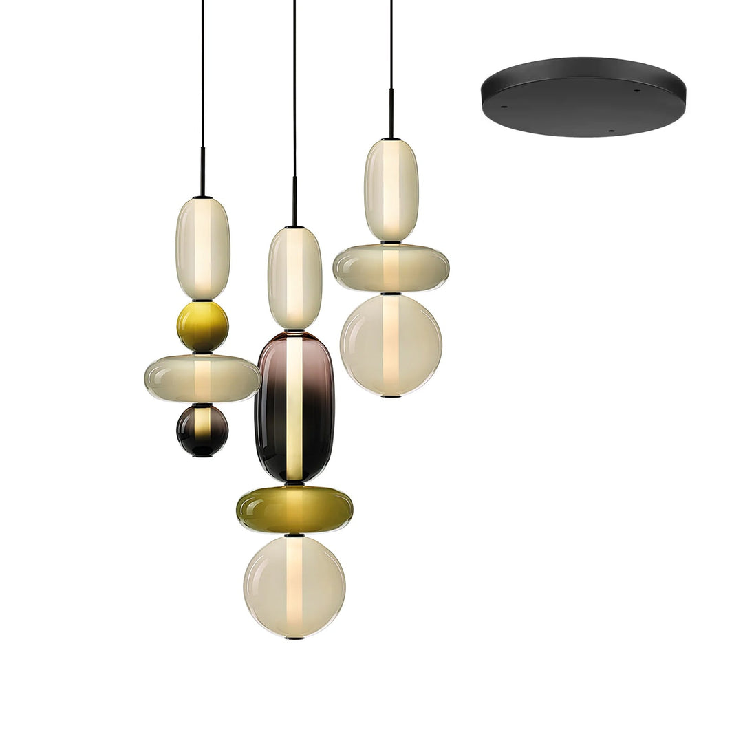 Stained Glass Chandelier