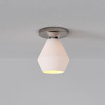 Load image into Gallery viewer, Merin Minimalist Sleek Geometric Glass Flushmount Light
