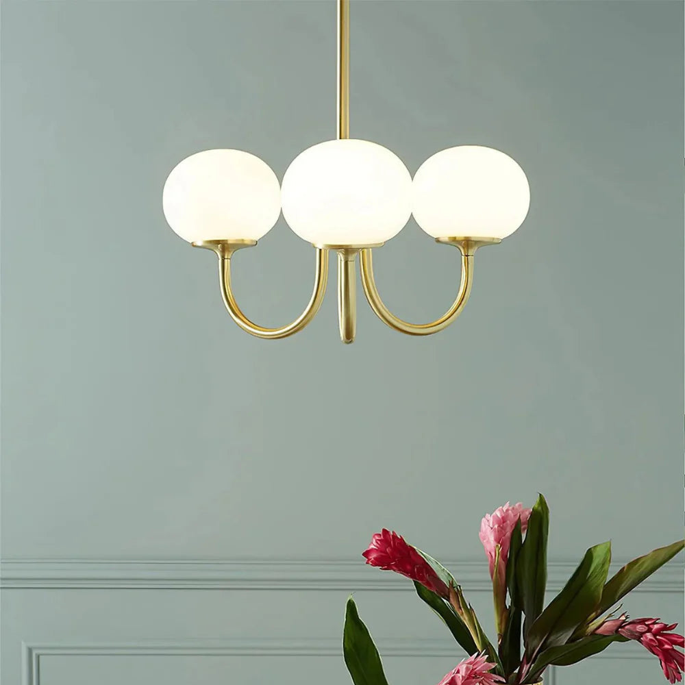 Candelabro Moderno Marshmallow de Vidrio