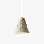 Load image into Gallery viewer, Japanese Wabi Sabi Cement Bell Shape Pendant Light M28
