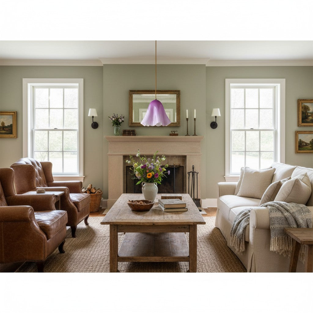 Bellina Wave-Edge Glass Pendant Lamp — Organic Contemporary Style for Dining & Living