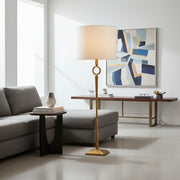 Lampe sur pied en fer forgé Trova - Design à poteau unique pour l'éclairage de la chambre et du bureau