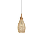 Bild in Gallery-Viewer laden, Woven Rattan Wood Plug-In Pendant Light