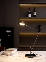 Bild in Gallery-Viewer laden, Verstellbare Schwarze Büroarbeitslampe
