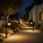Cargar imagen en el visor de la Galería, outdoor path light installation scene
