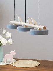 Sienna Bird Pendant Lamp - Wood Design for Scandinavian Kitchen Islands