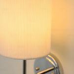 Cargar imagen en el visor de la Galería, Cumoris Pleated Wall Lamp – French Inspired Bedside and Living Room Accent Light