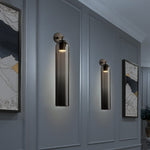 Charger l&#39;image dans la visionneuse de galerie, Applique murale LED Art Glass, nickel sable, gris fumé, résistante à l&#39;humidité
