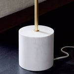 Load image into Gallery viewer, Brina Multi-Light Glass Floor Lamp - Brass and Milk Glass Lighting
