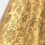 Charger l'image dans la visionneuse de galerie, Cone Shade Floral Etching Antique Brass Flush Mount
