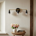 Charger l&#39;image dans la visionneuse de galerie, Pyralis Cone 3 Light Vanity Light - Modern Sconce
