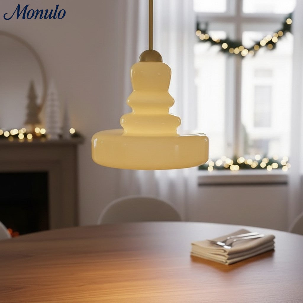 Lámpara Colgante Verdoma Colorida en Forma de Calabaza Bauhaus - Diseño Artístico para Iluminación de Isla de Cocina