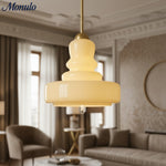 Cargar imagen en el visor de la Galería, Lámpara Colgante Verdoma Colorida en Forma de Calabaza Bauhaus - Diseño Artístico para Iluminación de Isla de Cocina