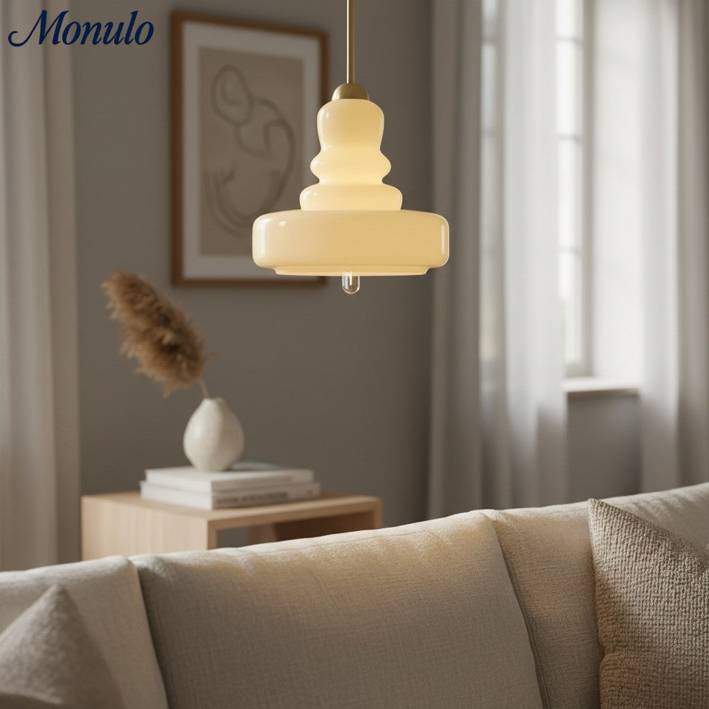 Lámpara Colgante Verdoma Colorida en Forma de Calabaza Bauhaus - Diseño Artístico para Iluminación de Isla de Cocina