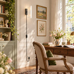 Cargar imagen en el visor de la Galería, Wolvina Plug-In Natural Marble Tube Wall Sconce