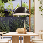 Load image into Gallery viewer, Parvion Metal Dome Pendant Light – Minimalist Modern Kitchen Fixture
