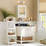 Load image into Gallery viewer, Kalvora Double Tube Wall Sconce - Aged Frosted Glass Vanity Light
