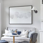 Load image into Gallery viewer, Gilda Fabric Drum Shade Wall Sconce - Modern Brass Accent Light for Bedroom and Hallway