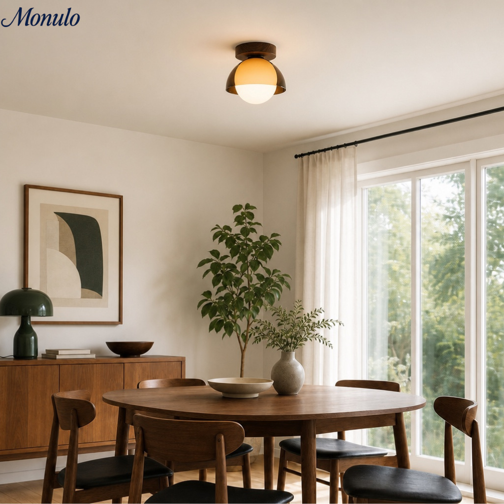 Sunset Afterglow Vintage Ceiling Light for Hallway and Entryway Modern Ambient Lighting