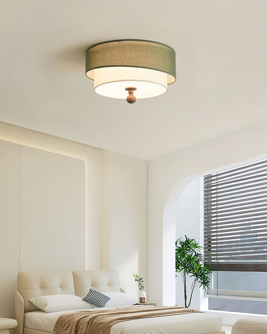 Modern Minimalist Ceiling Lamp Clean Line Flush for Bedroom Living Room