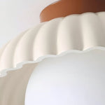 Cargar imagen en el visor de la Galería, Lámpara de Techo Anillo Escultural Orbion – Lámpara Decorativa de Techo de Diseño Retro Futurista N55