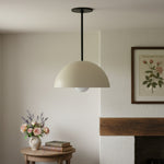 Charger l&#39;image dans la visionneuse de galerie, Metio Dome Neutral Dome Pendant - Modern Metal Accent Lighting
