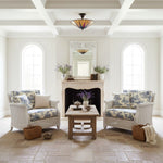 Load image into Gallery viewer, TF Colored Star Ceiling Light - Vintage Glass for Dining Rooms and Living Rooms