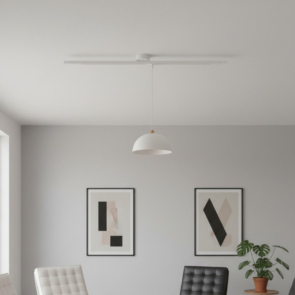 Axitra Rotatable Pendant Light Ceiling Rail – Sleek Adjustable Track for Pendant Lights Contemporary U26