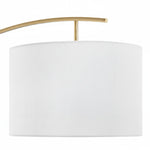 Charger l'image dans la visionneuse de galerie, Lampadaire Moderne AstraLoop à Arc en Tissu - Design Élégant et Courbé en Métal pour Intérieurs